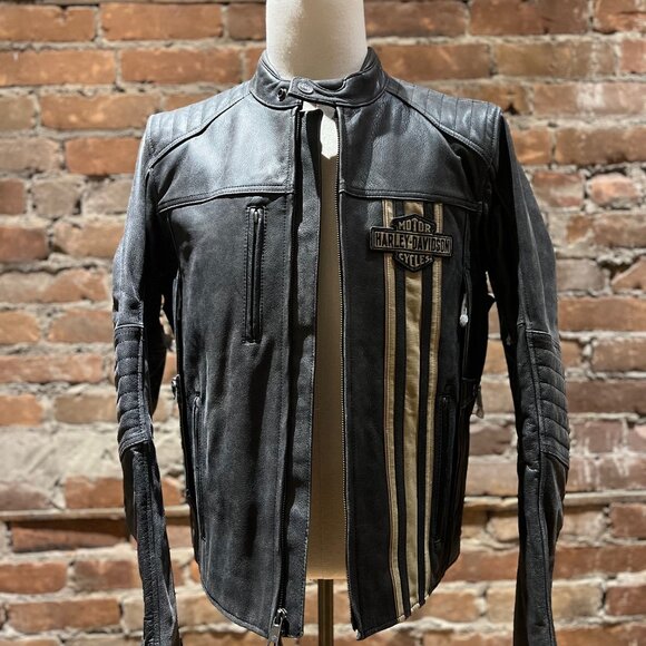 Harley-Davidson Men’s Triple Vent System™ Leather Jacket - Picture 4 of 15